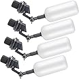 meekoo Float Ball Valve, 3/4 Inch Male Automatic Fill Feed Humidifier Tank Water with Adjustable Arm for Ponds, Livestock Water Trough, Aquariums, Aquaculture, Hydroponics and Reservoir(4 Pack)