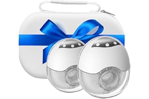 ABOBO Breast Pump Hands Free Wearable Portable Electric Breast Pump with 4 Modes & 12 Levels, Rechargeable & Smart Display Double Breastfeeding Pump, 24/21/19mm Flange, 2 Pack