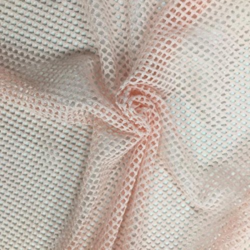 FISH NET FABRIC 5 Cols. By the meter. Airtex Stretch Dress Plain