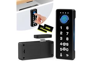 Eseesmart Smart Cabinet Lock, Magnetic Digital Electronic RFID Keyless Bluetooth Child Safety Baby Proofing Safe Drawer Locks for Adults Cupboard Closet Liquor File Dresser Desk