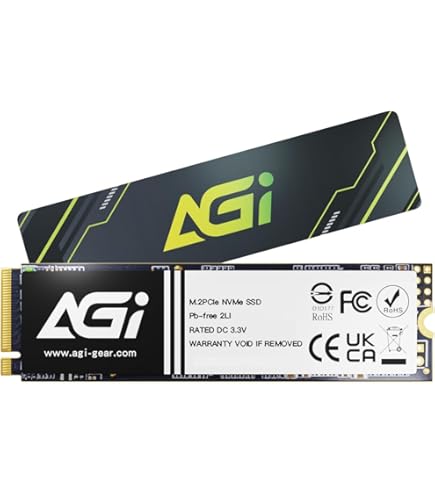 Amazon.com: AGI 2TB AI818-43 PCIe NVMe M.2 Gen4x4 SLC Cache 3D