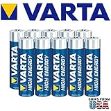 Varta High Energy AAA 10pk Shrink Wrap Alkaline LR3 Batteries Fast USA Ship