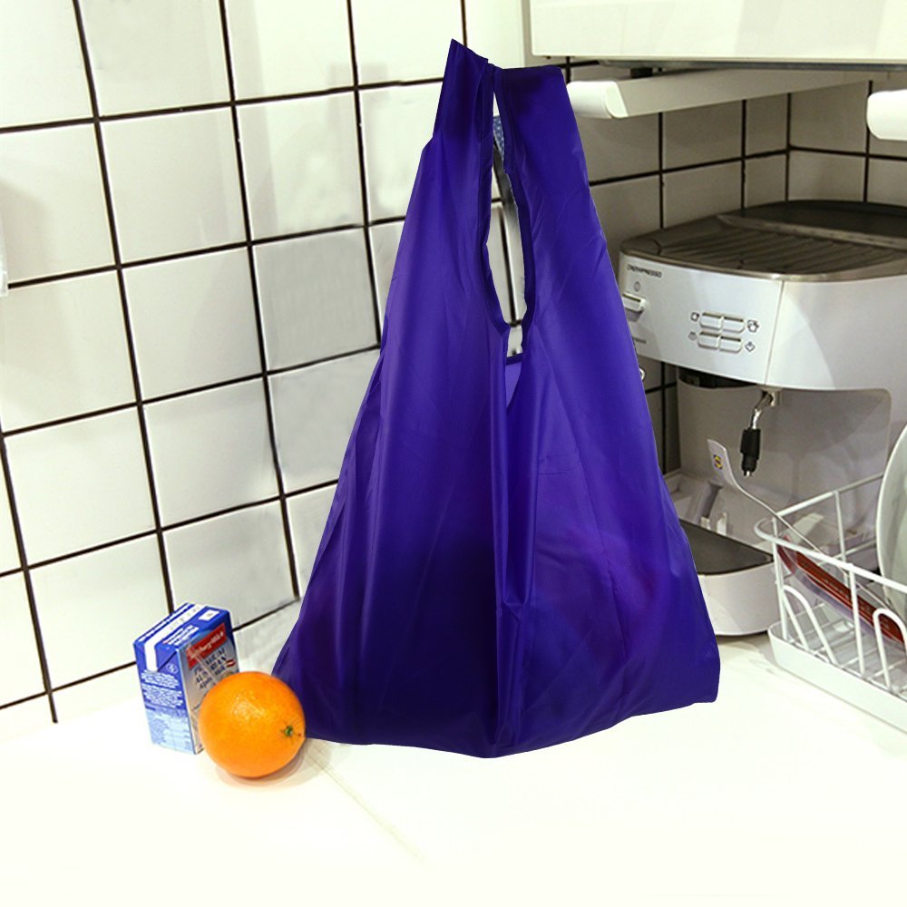 Miayon 6PCS Grocery Bags Reusable Shopping Bags Recycle Tote Bags Foldable Washable, Durable,Lightweight &Water Resistant