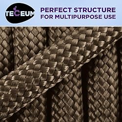 TECEUM Paracord Type III 550 Grizzly Brown – 50