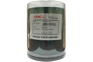 CMC Pro - Powered by TY Technology 80m White inkjet in Cake Box - 100 Count