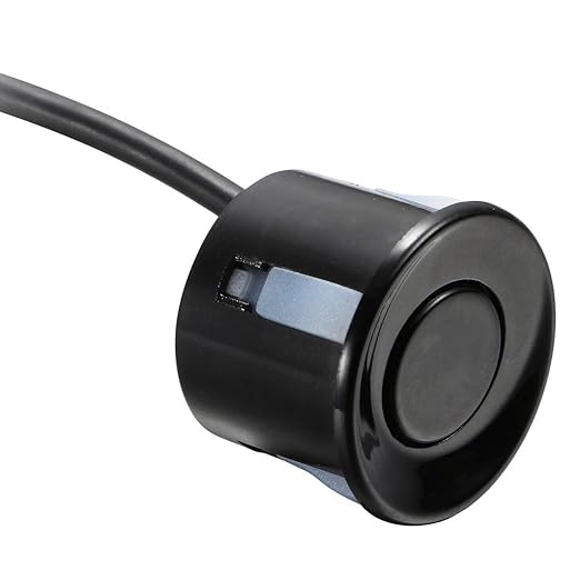 LED Display Parking Sensor,Car Reverse Backup Radar System,LED Display+Buzzer Alert+4 Black Color Parking sensors for Universal Auto Vehicle