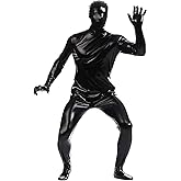 Gaoin Men's and Women's Shiny Metallic Stretchy Spandex Full Bodysuit Cosplay Zentai Costume