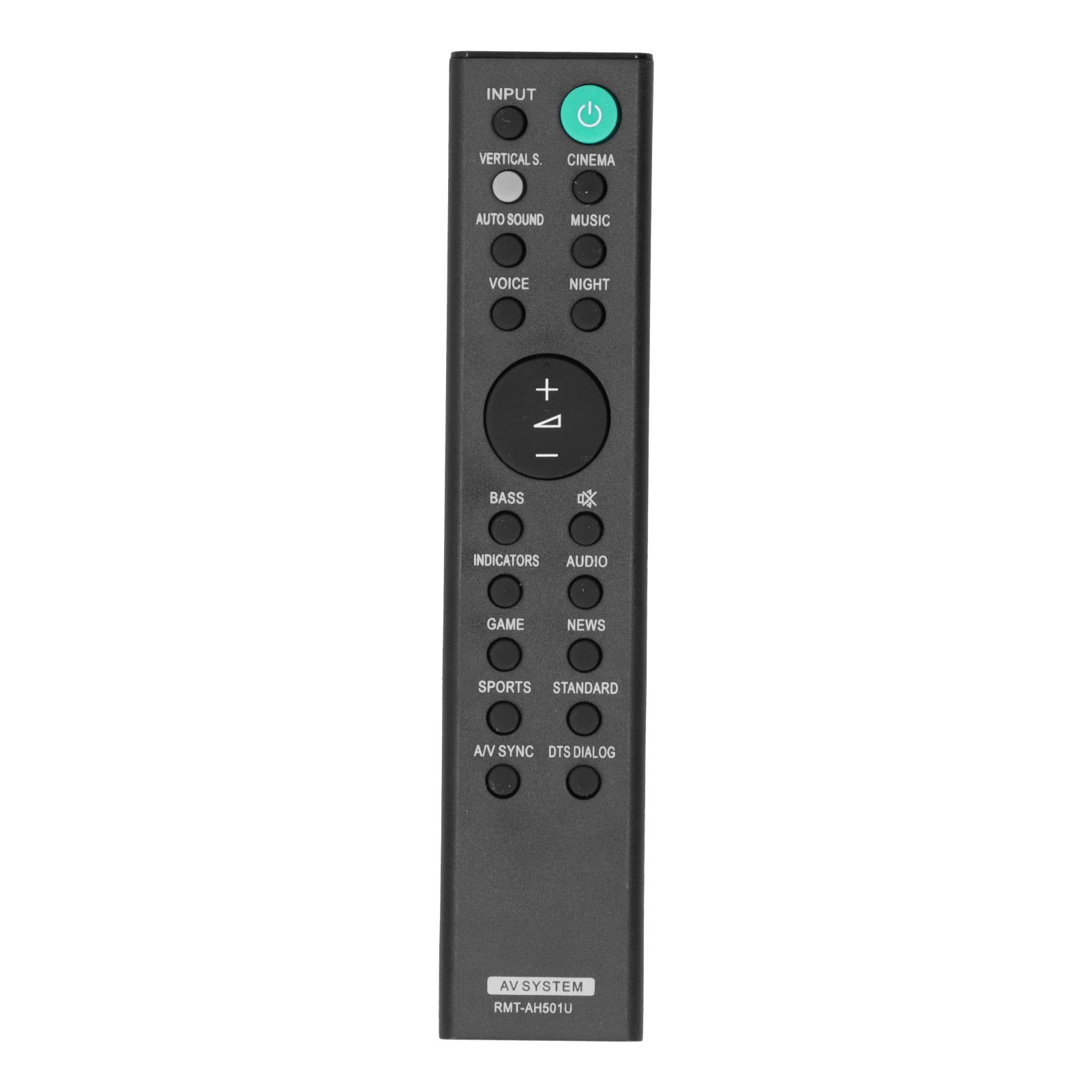 Replacement Soundbar Remote Control Suitable for Speaker HT‑X8500 Controller, Easy to Hold in Hand. RMT-AH501U