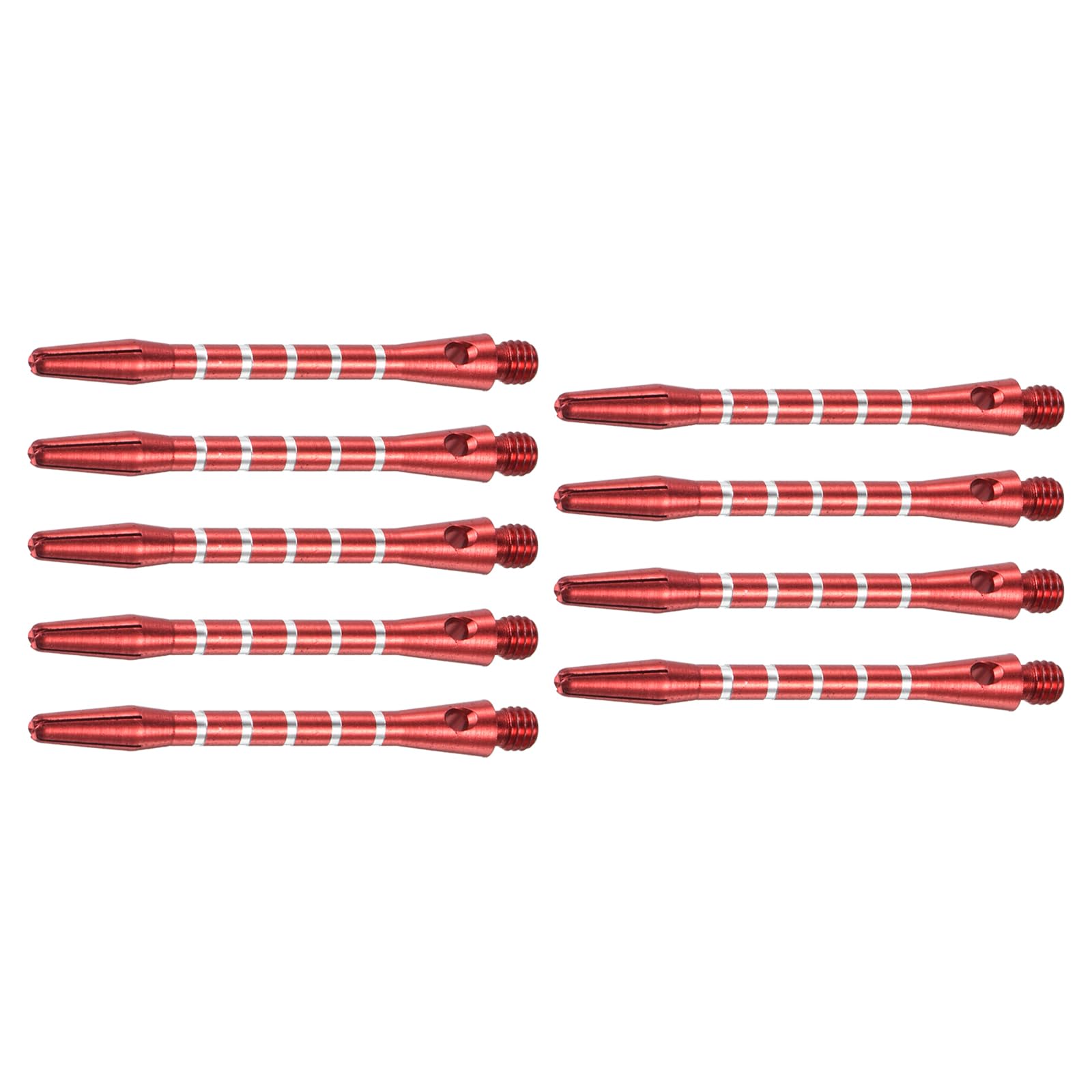 M METERXITY 9 Pack Darts Shafts - Aluminum Darts Stems Medium 2BA Thread, Apply to Darts Games/Darts Sports/Entertainmence/Party (Red)