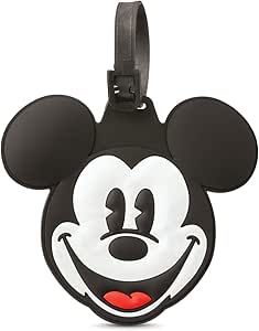 American Tourister Disney Luggage Tag, Mickey Mouse Head, One Size