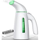 OGHom Steamer for Clothes, Portable Handheld Clothing Garment Steamer, 240ml Large Capacity 700W Travel Steam Iron 30 Second Fast Heat Up (Soft Green)