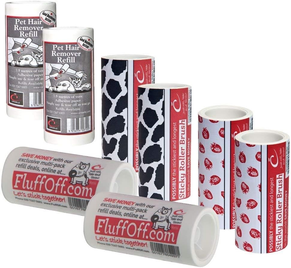 Fusselroller von Caraselle, nachfüllbare Probepackungen, 8 Stück