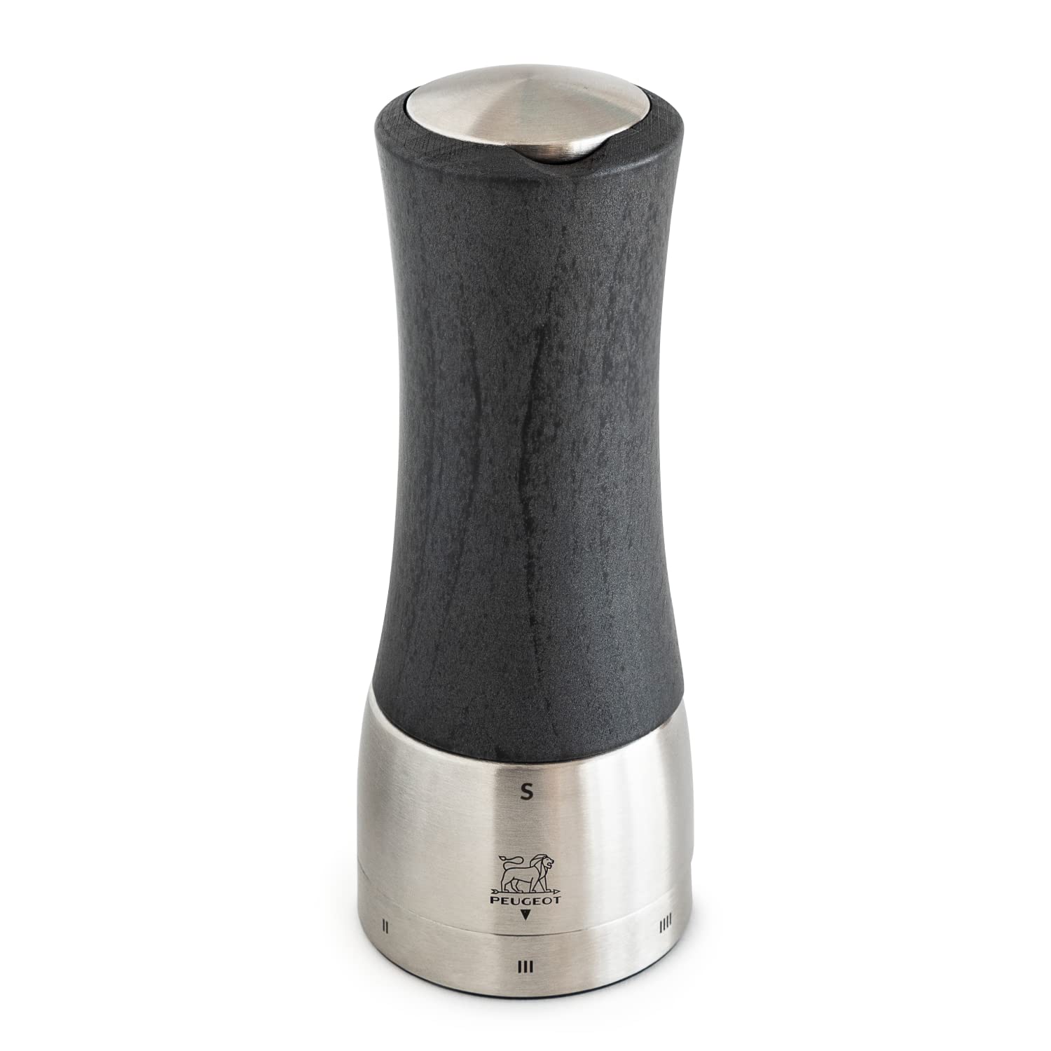 Photo 1 of Peugeot - Madras u'Select Manual Salt Mill - Adjustable Grinder - Stainless Steel & Beechwood, Graphite