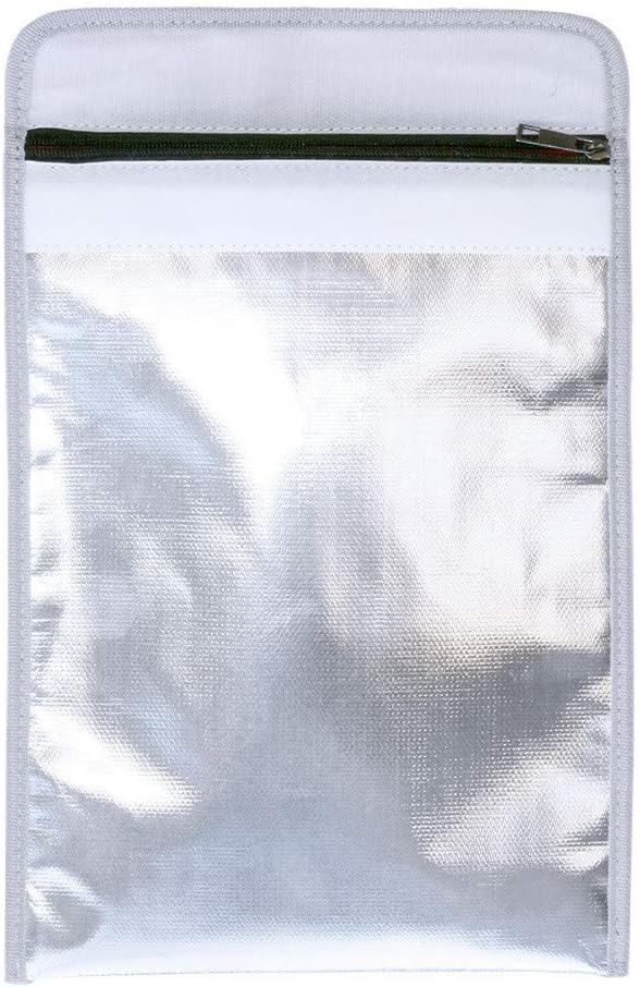Rottner T06216 Fireproof Document Holder Bag A4 Size Silver - Image 3