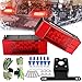 AMBOTHER Submersible Trailer Light Kit Tail Stop Brake License-Plate Turn Running Marker Lights Rectangular Low Profile Light for RV Boat Truck Marine Universal Red DC12V,2PCS,3 Year Warranty