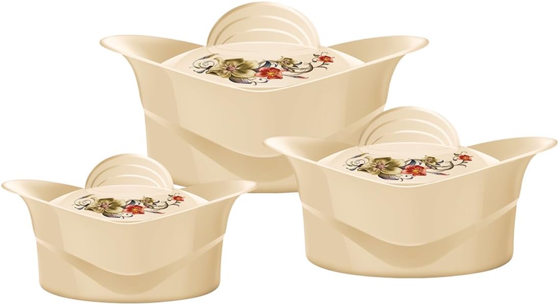 Insulated Serving Dishes with Lids 3 Piece Regalia Thermal Hot Food