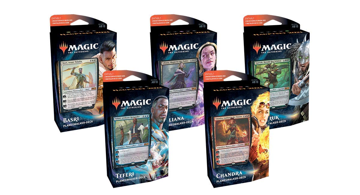 Magic The Gathering Planeswalker Deck - Core Set 2021 - Italian - Collectible Card Deck - Standard Card Deck Size