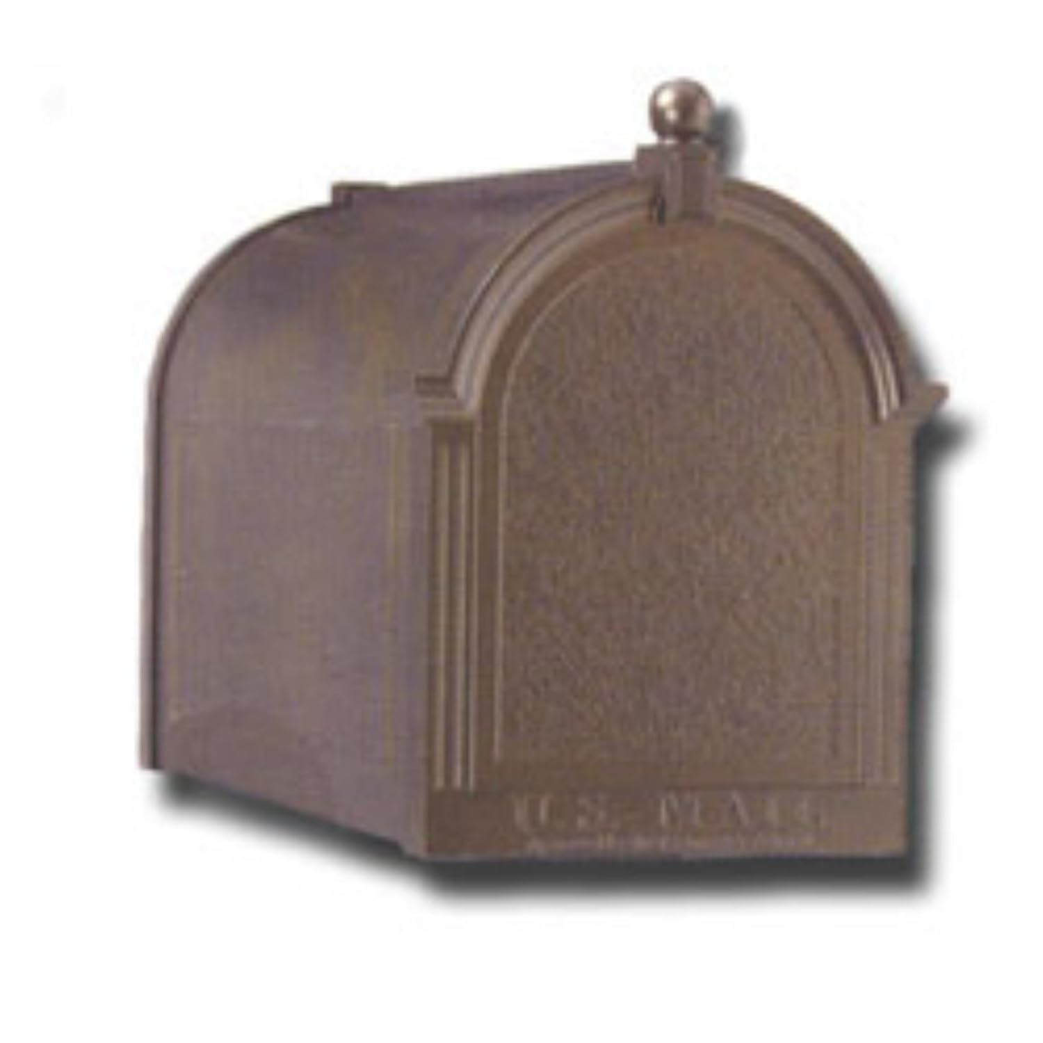 Personalized Address Mailbox Topper Finish Bronze and Gold