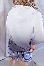HVEPUO Womens Hoodies Fall Long Sleeve Drawstring