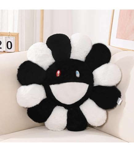 Amazon.com: DIKFENS 32Inch Takashi Murakami Rug，Happy Face Rug