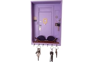 TOIVO Key Holder，Friends TV Show Merchandise Cute Key Holder for Wall, Entryway, Bathroom, Living Room and Office