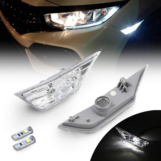 Side Marker Light For Honda Civic Sedan Coupe Hatchback 2016 2017 2018