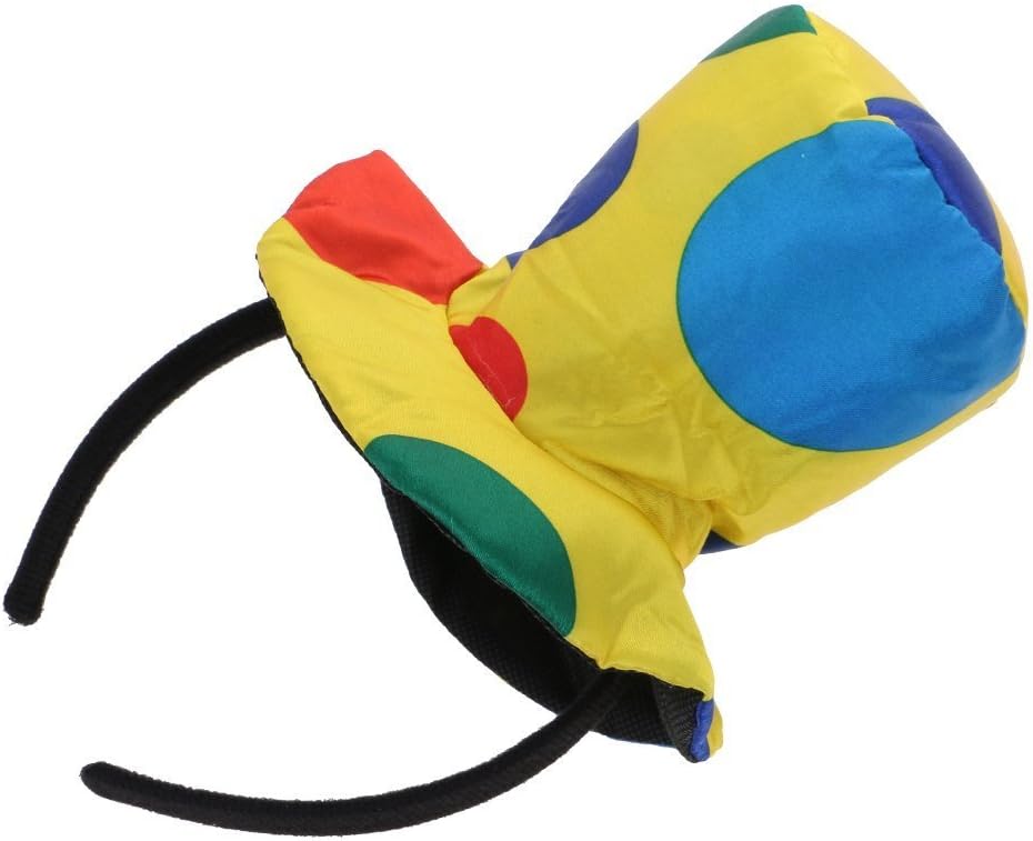 Clown Headband Hair Hoop Headwear for Halloween Carnival Circus Costume Fancy Dress Hairband