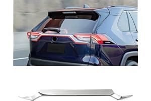 Fancemot Silver Rear Trunk Lid Molding Compatible with Toyota RAV4 2019-2023, Rear Tailgate Upper Cover Trim