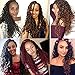 3 Packs Faux Locs Crochet Hair 20 Inch Wavy Curly Goddess Locs Crochet Hair Braiding Hair with Curly Ends Pre Looped Goddess Faux Locs crochet hair for Black Women Soft Locs Hair Extension(27#)