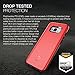 PATCHWORKS Samsung Galaxy S8 Case, ITG Level Case Red - Military Grade Certified Drop Protection, Impact Disperse Technology System for Samsung Galaxy S8