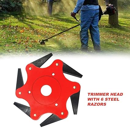 6 steel razor blade trimmer head