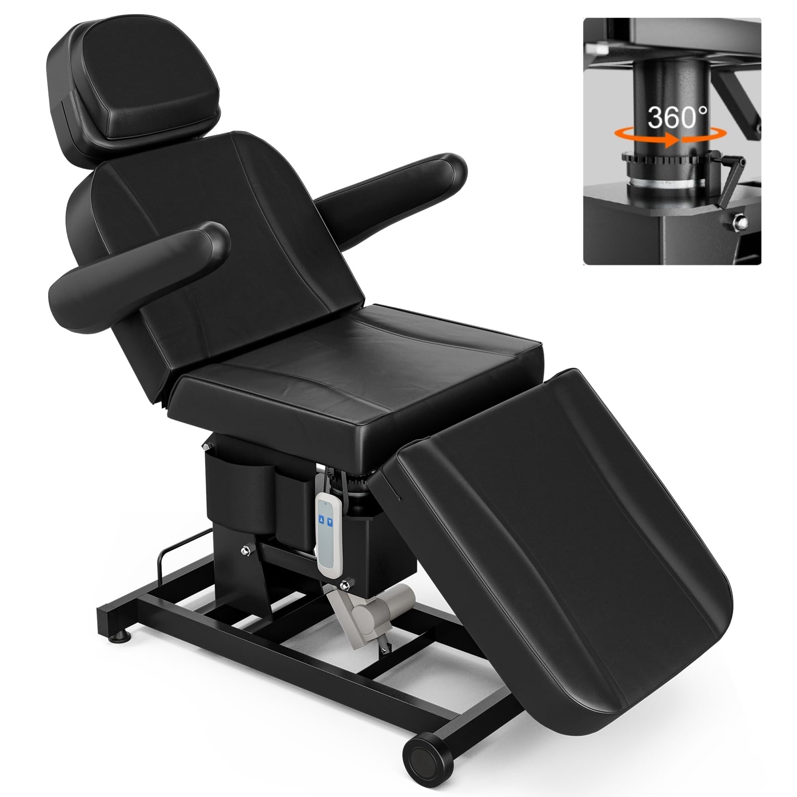 SyyBhb 360° Swivel Massage Table with