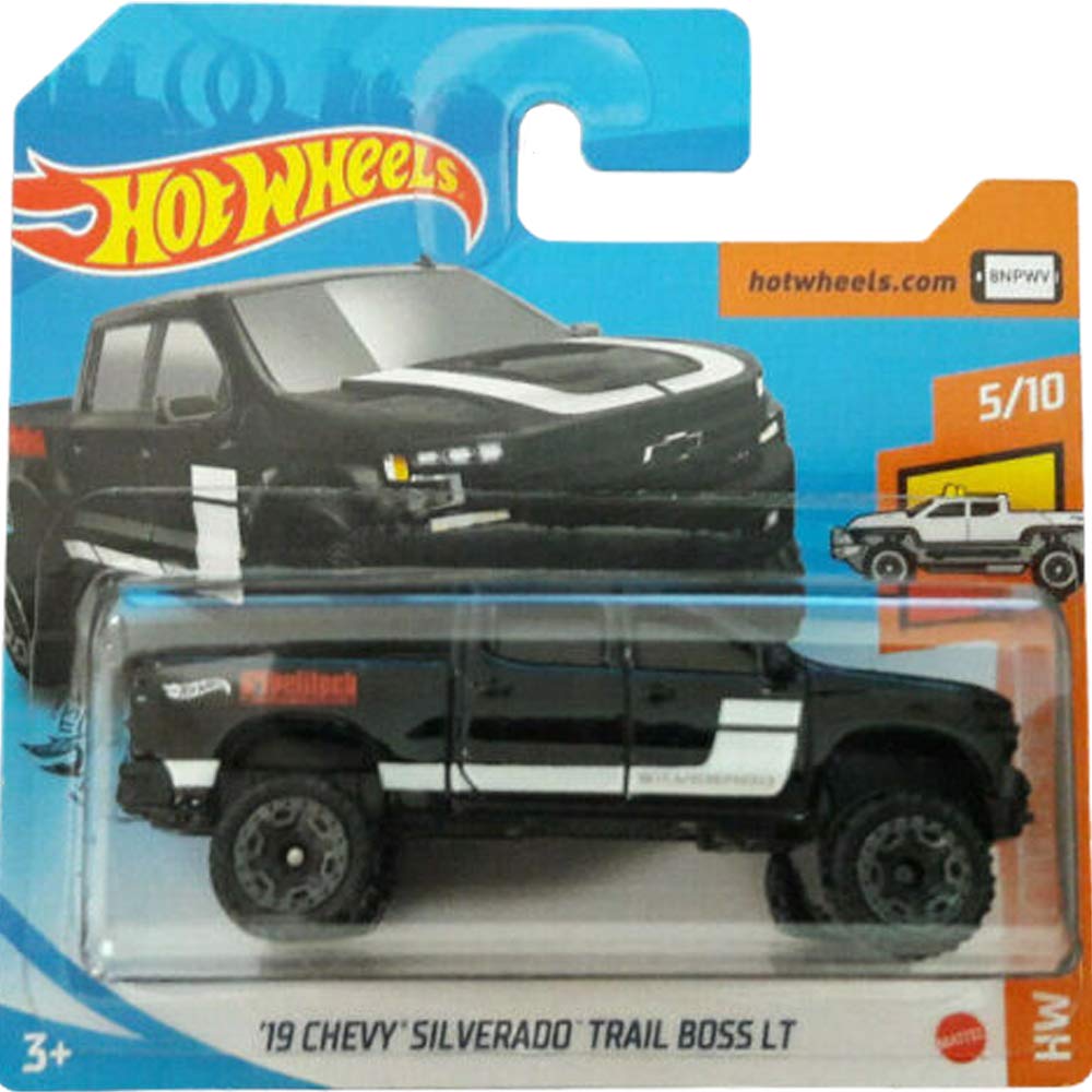 Hot Wheels '19 Chevy Silverado Trail Boss LT HW Hot Trucks 5/10 2020 Short card