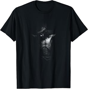 Jesus On The Cross Crown of Thorns Crucifixion T-Shirt