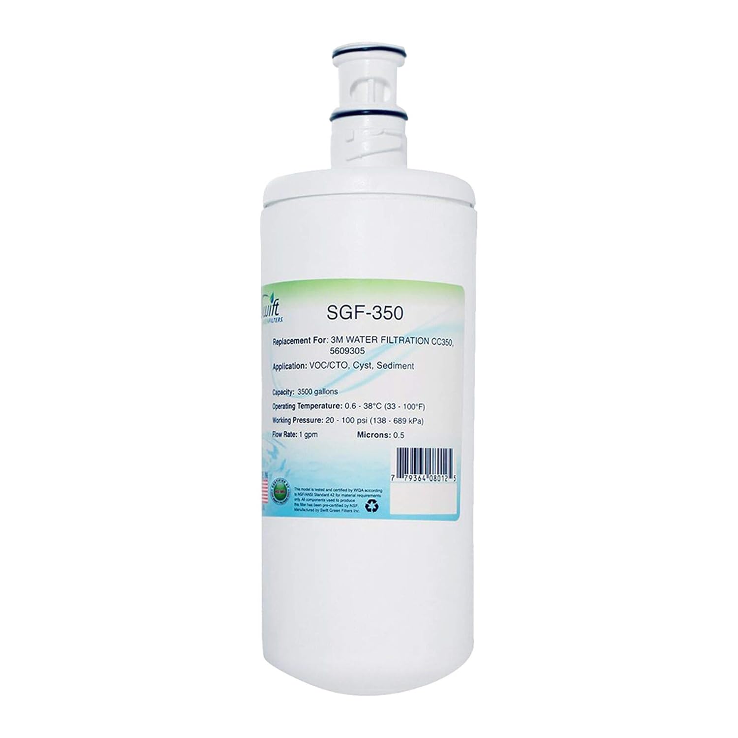 3M AP317 Filter Replacement SGF-317 by Swift Green Filters also replaces AP31703, AP31710, 70020319250
