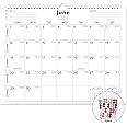 Lbylyhxc Calendar 2025-2026 - Includes January 2025 to June 2026-18 Monthly Wall Calendar 2025, 14.7 x 11.5 Inches.Thick Paper with Julian Dates and Block for New Year and Christmas Presents (2025-2026 wall calendar simplicity)