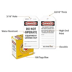SmartSign 100-Pack 'Danger Do Not Operate Equipment