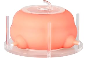 ZALBYUY Puppy Feeder for Multiple Puppies, Pet Milk Feeder with Silicone Dog Nursing Station of 4, Puppy Milk Replacer for Puppies/Kittens