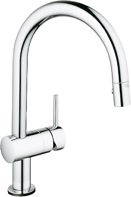 Minta Touch Single Handle Pull Down Kitchen Faucet Touch On