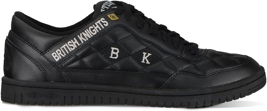 British Knights Quilts Men's Quilted Leather Oxford Sneaker