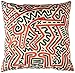 Modern Keith Haring Creative Abstract Curve Painting Sofa Simple Home Decor Design Throw Pillow Case Decor Cushion Covers Square 18*18 Inch Beige Cotton Blend Linen
