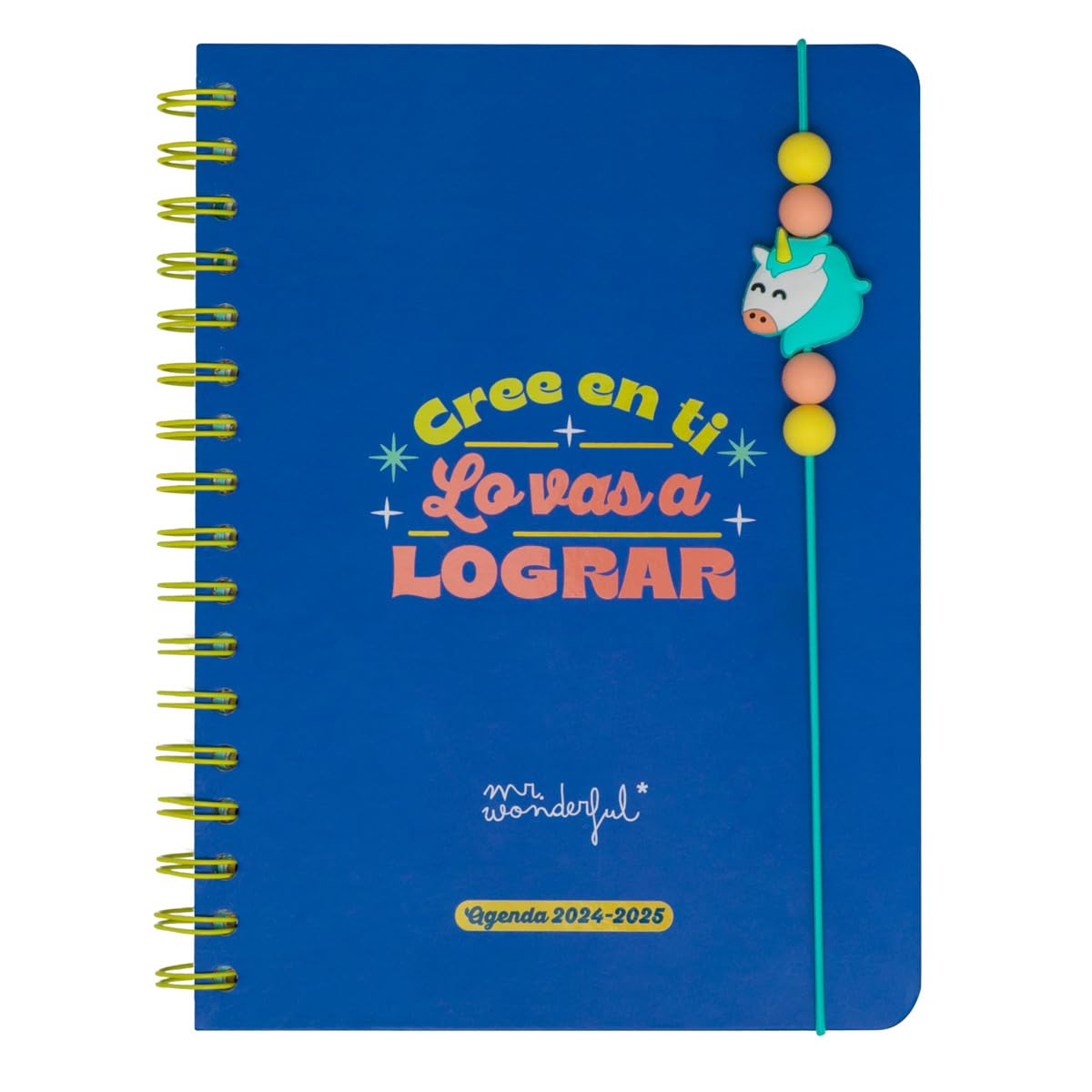Mr.Wonderful – Wonder 2024-25 Weekly Planner – Believe in You. You're Going to Do It! – School Agenda with Weekly Organization – Includes 8 Sheets of Stickers