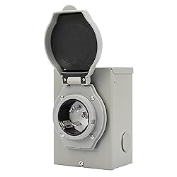 Veepeak 50 Amp Generator Inlet Box with Pre-Drilled