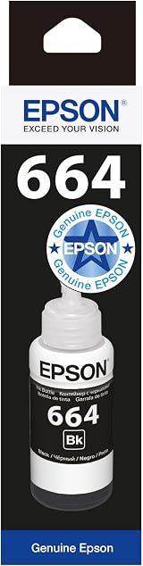 Epson Ecotank Ink Bottle Black T664140 L355 L555 Genuine Ink Tank