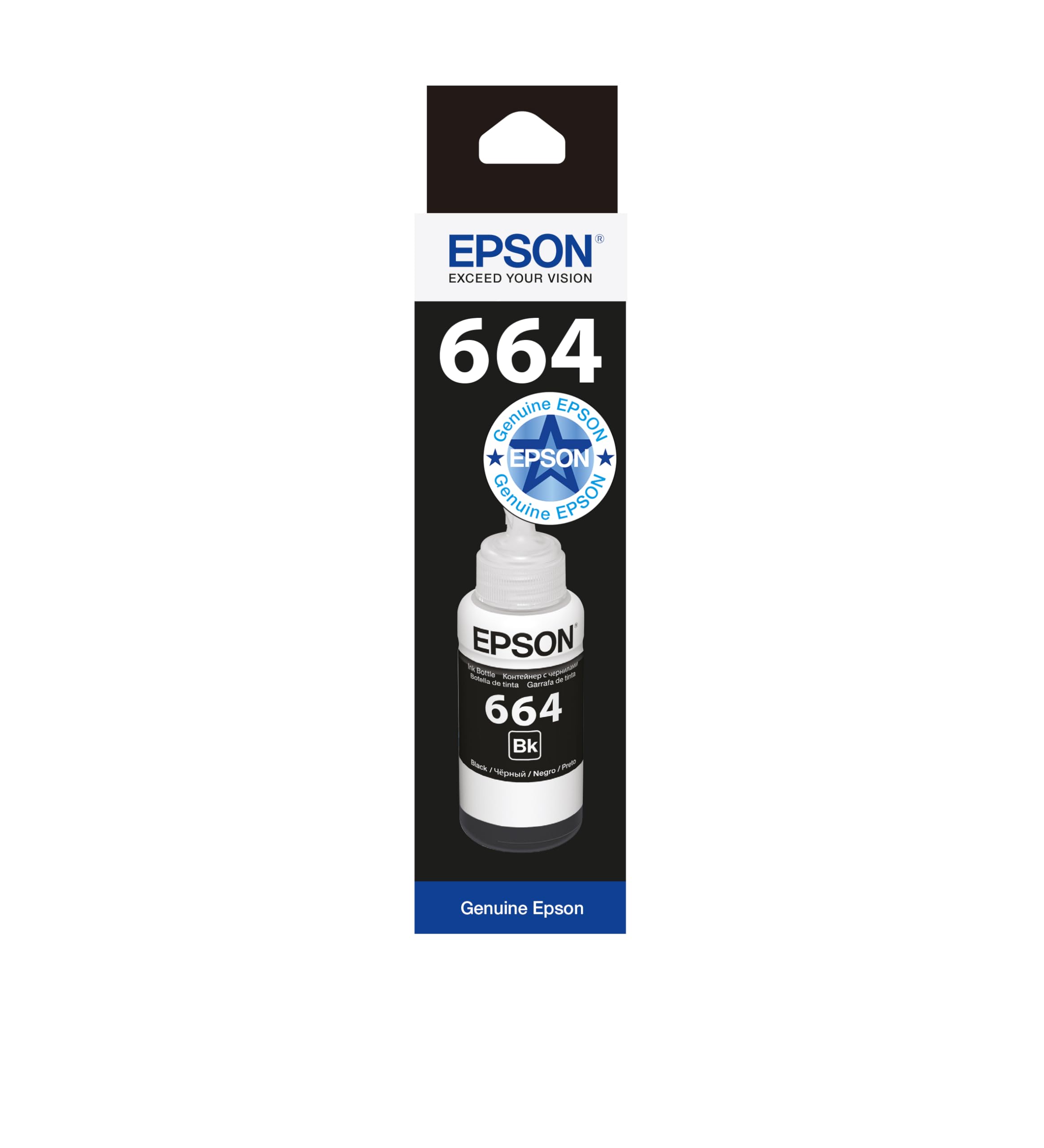 Epson T6641 Black 70m Ink Bottle