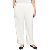 Alfred Dunner Poly Accord Short Length Pant