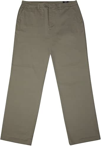 PGA Tour Mens Performance Classic Fit Flat Front Golf Pants 40x36 Dark Khaki at Amazon Menâs 