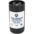 Appli Parts Motor Start Capacitor 80-108 Mfd (microfarads) uF 250 VAC Universal fit for Electric Motor Applications 1-7/16 in Diameter 2-3/4 in Height CON-88-250