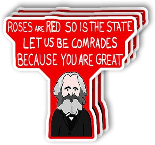 Karl Marx Communist Party Shirt Socialist Marxism Sticker By Wwb White Background 3 X3 In 2020 Karl Marx Party Shirts Art Prints