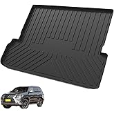 Elsetyler Custom Fit for Cargo Liner Lexus GX460 2010-2023 - Black TPE All Weather Heavy Duty Waterproof Rear Cargo Tray Trunk Floor Mat Protector